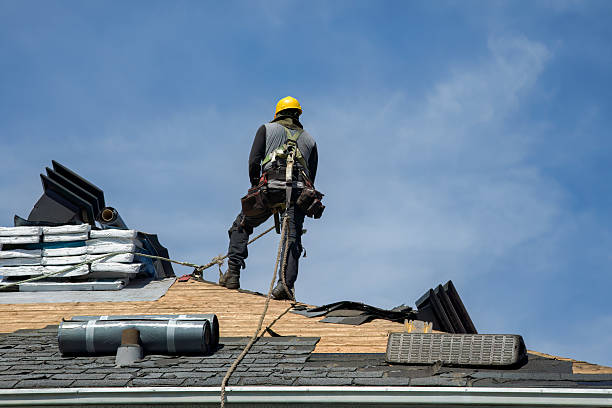 Professional Roofing technician working in Willow, NY